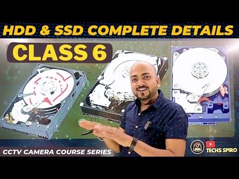 HDD & SSD Complete Details 🔥 CCTV Class 6 ⚡CCTV Camera Course ⚡ CCTV Training #cctvcameracourse
