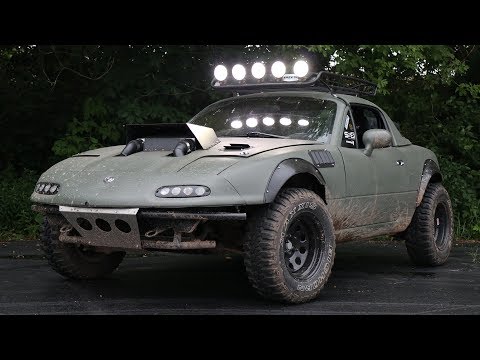 Building a Supercharged Offroad Miata in 6 Minutes!