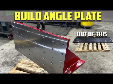 Fabricate, Weld, and Machine Angle Plate from Scratch