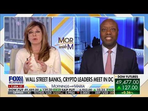 Chairman Tim Scott Joins Mornings with Maria to Discuss Crypto, Kevin Warsh's Fed Nomination
