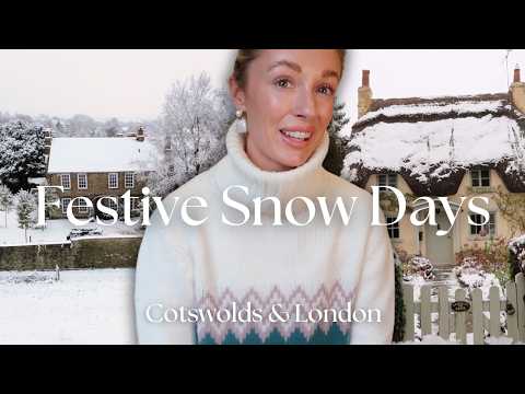 Cotswolds Cosy Snow Day! ❄️ THE VLOGMAS PREQUEL - Hearty Chicken Bone Broth & Winter Wonderland!