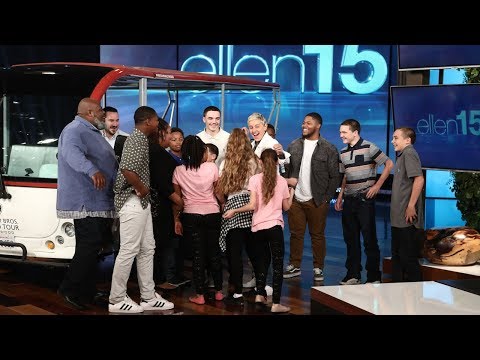 Ellen Surprises the Amazing Sanders Family