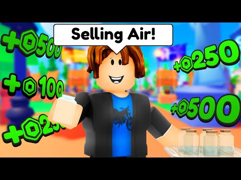 I Made Robux By Selling AIR On Pls Donate...