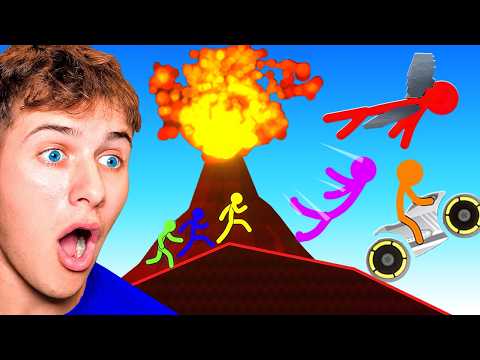 BeckBros React To Elimination Stickman Race!