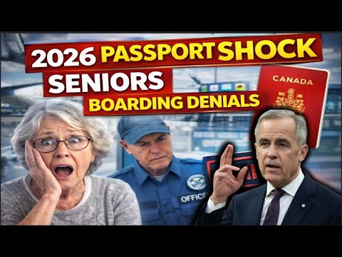 2026 Passport SHOCK: Canadain Seniors 60+ Facing Boarding Denials Under New Rules