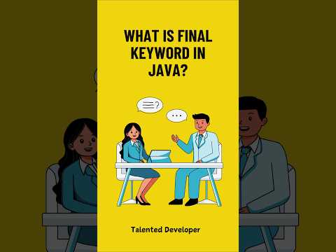 What is Final Keyword in Java? | Java Interview Question | Java Shorts #TDshorts 8