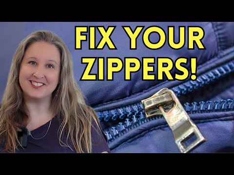 How to Fix Your Zipper!-Repair off-track, stuck, and broken zippers!
