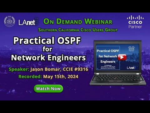 OSPF From Beginner to Intermediate: Master OSPF Routing Concepts (On-Demand Webinar)
