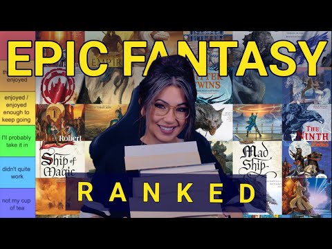 EPIC FANTASY RANKED 🧙♂️ tier ranking 30+ epic fantasy books 📚