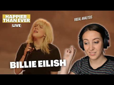 BILLIE EILISH Happier Than Ever (Live) | Vocal Coach Reacts | Jennifer Glatzhofer