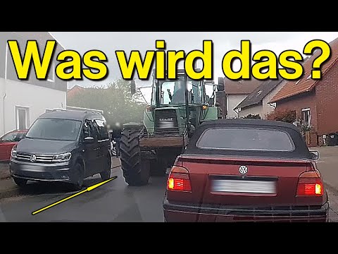 Absurde Nötigung, Kurierfahrer blockiert Straße und Close-Call | Dashcam Deutschland #109 | #germany