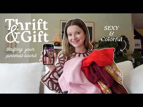 THRIFT + GIFT | colorful, sexy, playful wardrobe pieces | thrifting your Pinterest board