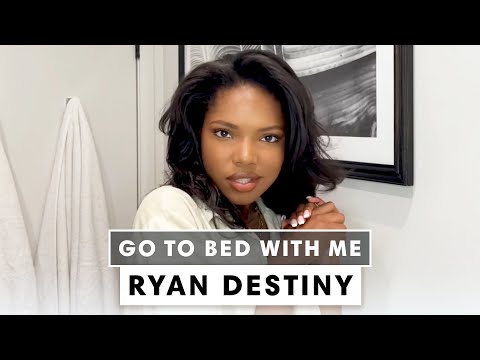 Ryan Destiny's Nighttime Skincare Routine | Go To Bed With Me | Harper's BAZAAR