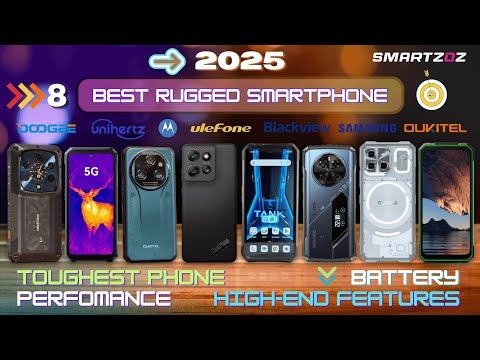 Best 8 Rugged Phones in 2025! 💪 Toughest, Military-Grade Protection | Thermal Camera | Outdoor