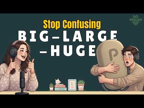 Big vs Large vs Huge – What Do Native Speakers Say? | English Podcast for Speaking Fluency
