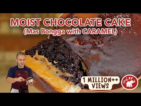 MOIST CHOCOLATE CAKE (Mas bongga with CARAMEL)