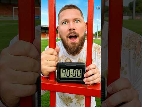I Locked Myself On A Football Pitch For 90 Minutes π
