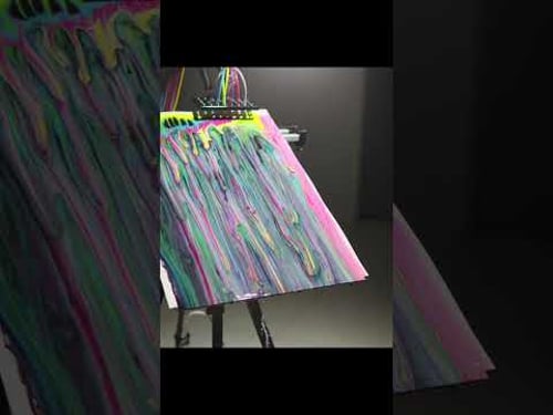 Emitter - 10 channel automated liquid art #8k #hdr #fluidart