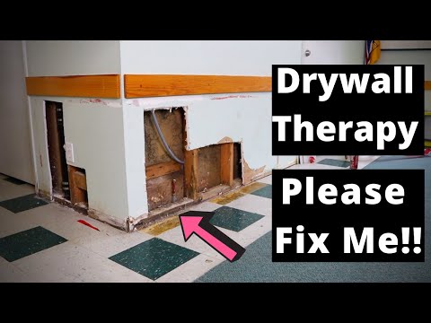 Strangely Satisfying Drywall Repair!!!