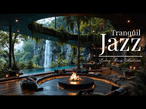 Tranquil Living Room Jazz Ambience For Positive Mood | Soft Nature Jazz For Focus & Work