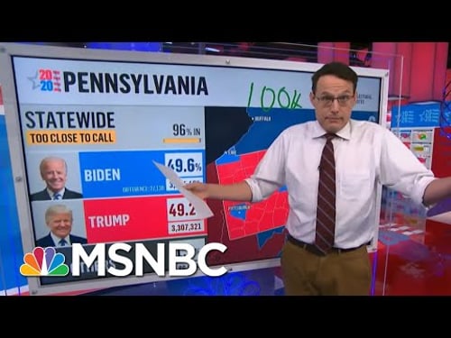 Mail Ballots Pose Challenge For Trump Trying To Reclaim Lead From Biden In Pennsylvania | MSNBC