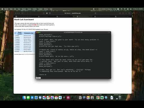 Getting Started with the Bomb Programming Assignment