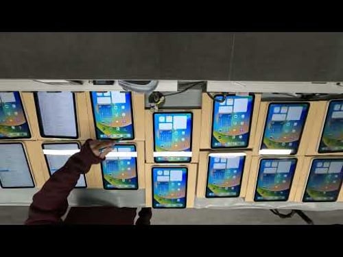 Configuring some iPads (Time Lapse)