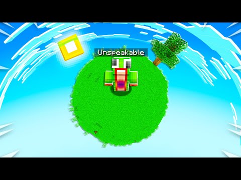 Minecraft, But The World Is Round...