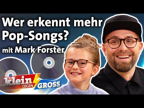 Helen (9) vs. Mark Forster: Wer erkennt mehr Popsongs in einem Mix? | Klein gegen Groß