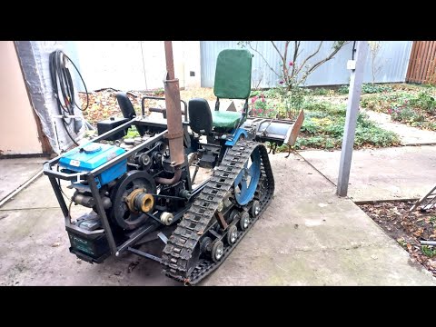 Homemade caterpillar tractor