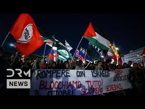 WATCH: Sumud Flotilla Interception Sparks Massive Protest in Rome | DRM News | AC1N