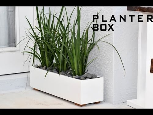 Modern Planter Box | DIY Build