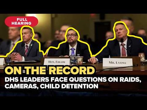 FULL HEARING: Lawmakers question ICE and CBP on body cams, hiring surge and Minneapolis incidents