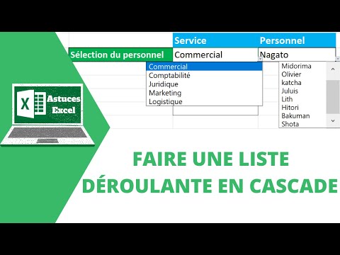 Comment créer une liste déroulante dépendante d'une autre (en fonction d'une autre)