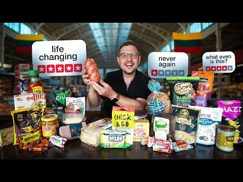 I Tried Classic LITHUANIAN Supermarket Snacks
