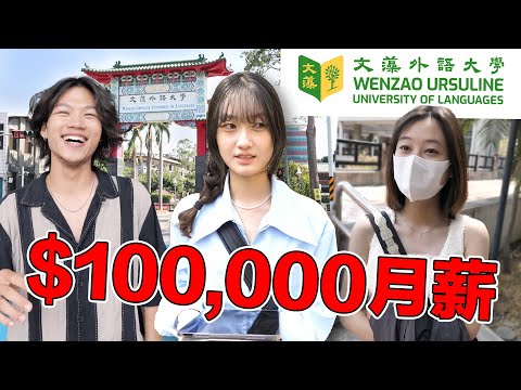 實測台灣外語系學生的水平!會簡單對話已經可以每月賺十萬?台灣大學生的出路是.....|El nivel del español de los universitarios en Asia