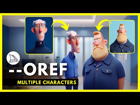 How to Get MULTIPLE Characters in Midjourney | OREF + Editor Methods | Complete V7 Guide (2025)