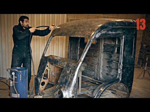 PÉNIBLE ? Sablage et décapage de la caisse du 4x4 Renault R2087 - Partie 13