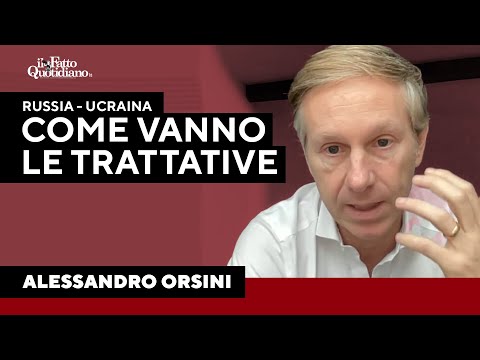 What's the current status of Russia-Ukraine negotiations? Alessandro Orsini's update