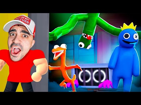 اخوان هاقي واقي و محاولة الهروب - Rainbow Friends