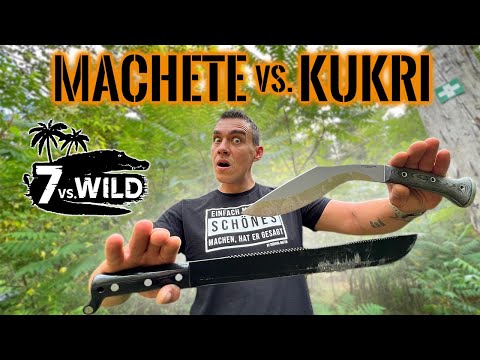 MACHETE oder KUKRI? Der beste Gegenstand für 7 VS. WILD STAFFEL 2 | Survival Mattin