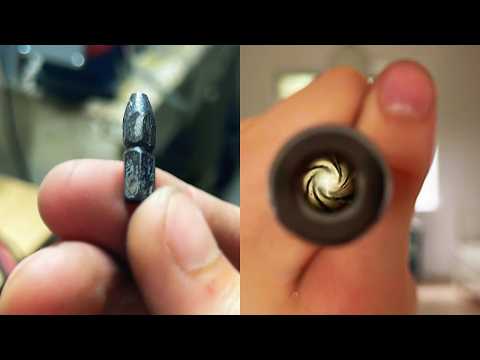 Making barrel rifling using steel tubes