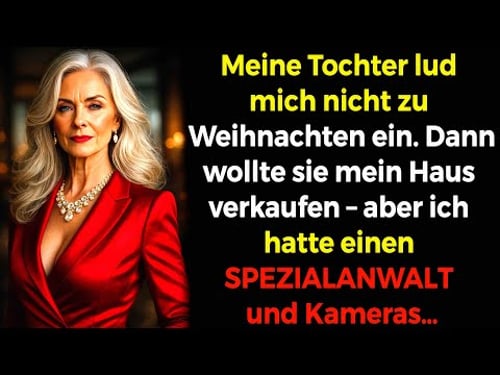 Meine Tochter schloss mich an Weihnachten aus und wollte mein Haus verkaufen – doch wer auftauchte!