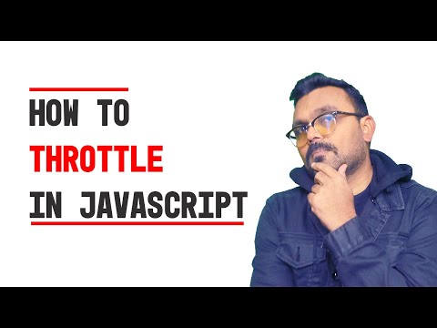 Throttling in JavaScript