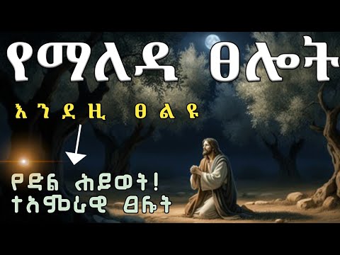 የማለዳ ፀሎት/yemaleda tselot/በዚህ ተአምራዊ ፀሎት ቀናችሁን ጀምሩ Start you day with this powerful morning prayer