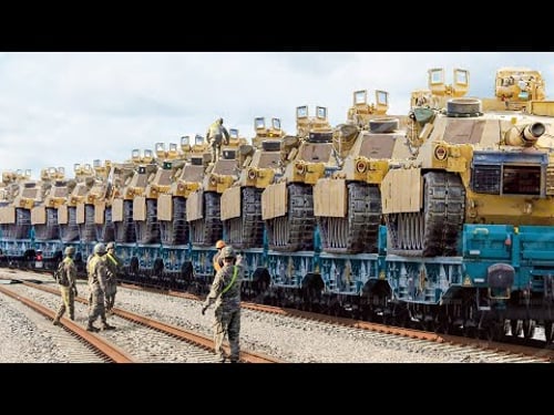 The Insane US Army Logistics Operation Moving 1000s of M1 Tanks by Rail