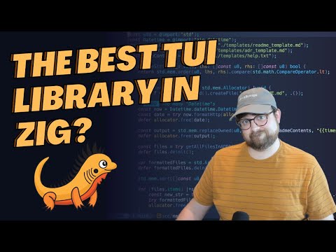 Here's my favorite TUI library for Zig! Code example and a bit of live coding