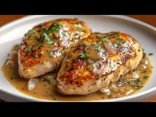 A famous recipe that drives the whole world crazy! Tender chicken fillet in a creamy sauce!