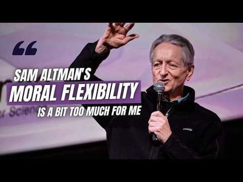 Geoffrey Hinton doesn't hold back on the future of AI