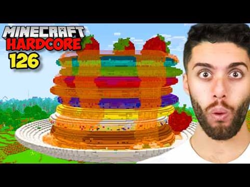 I Built The WORLDS BIGGEST PANCAKES in Minecraft Hardcore